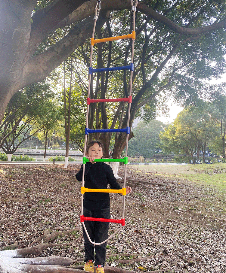 绳梯儿童麻绳软梯装饰下铺专用逃生救援尼龙其他防护救生装备