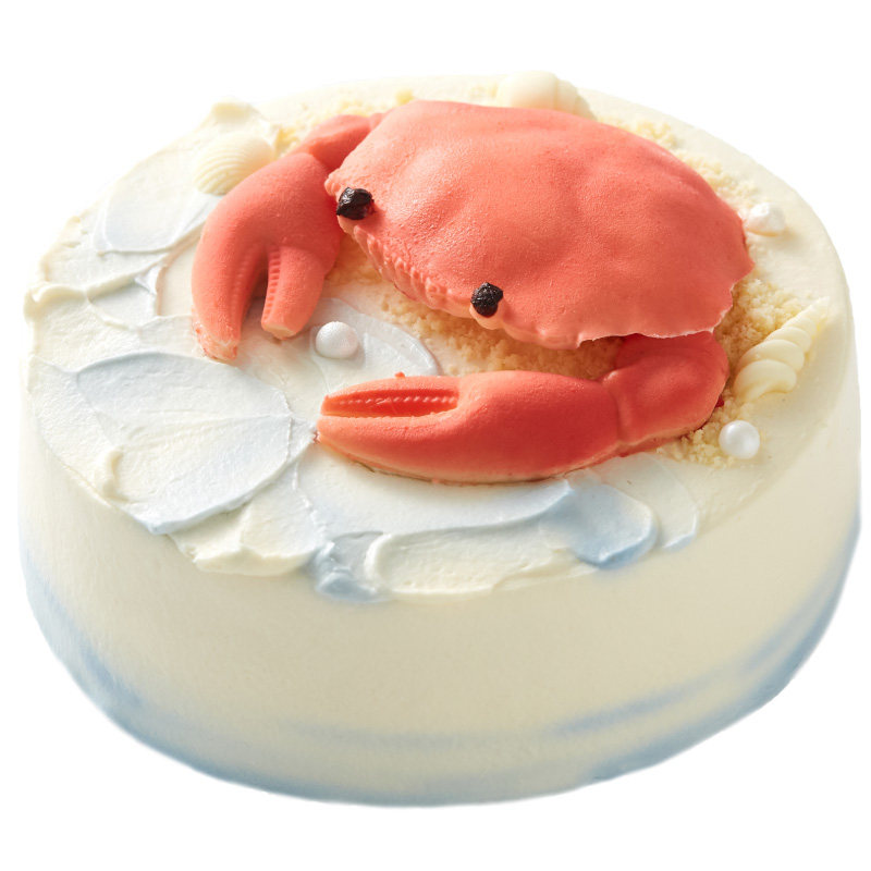 派悦坊蟹蟹有你海盐荔枝芝士生日蛋糕巨蟹造型下午茶北京上海杭州