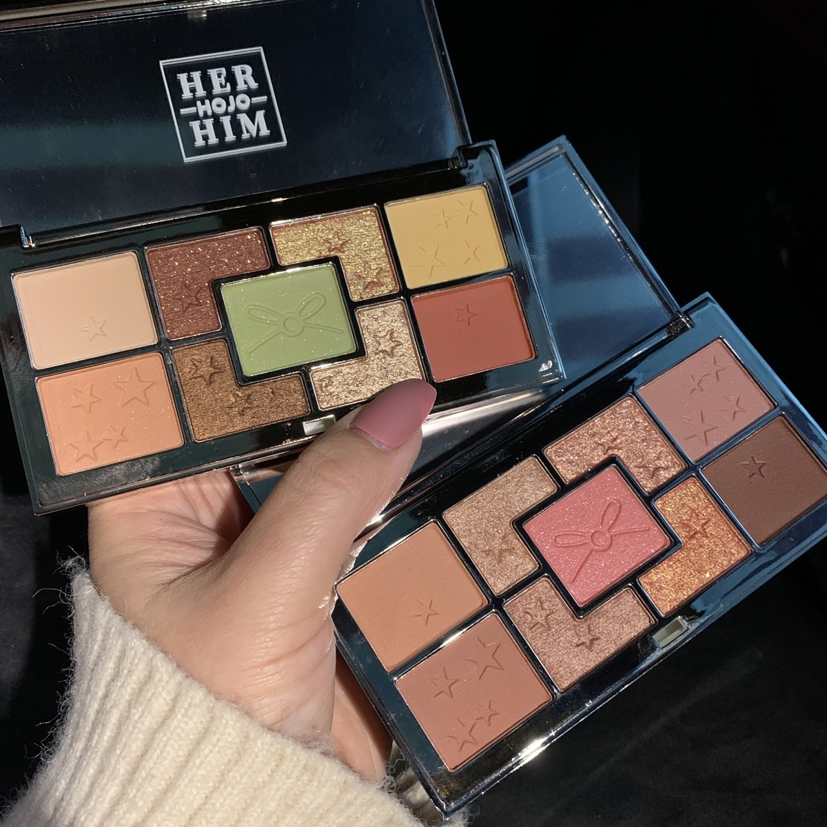 国货小众hojo金粉宝石9色眼影彩妆ins超火眼影