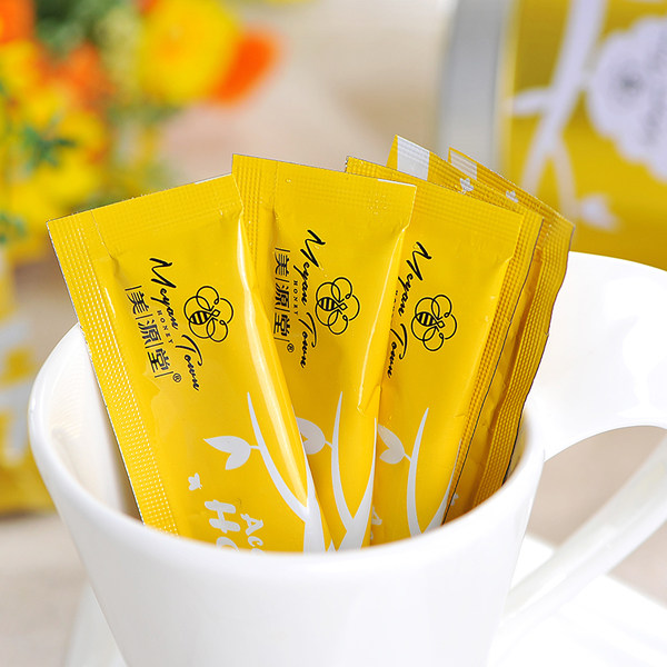 包邮美源堂野生土蜂蜜精美便携式独立包装小袋装蜂蜜12克x20条装
