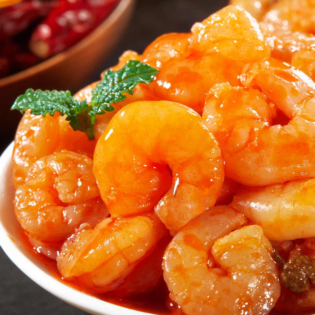 麻辣虾仁即食250g去虾新鲜熟食罐装虾球网红虾类制品