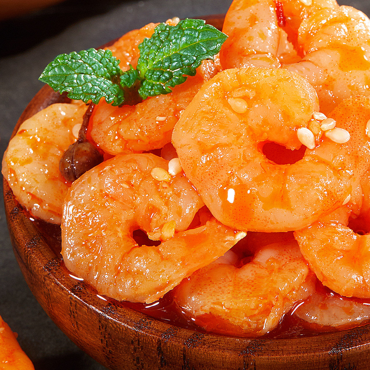 麻辣虾仁即食250g去虾新鲜熟食罐装虾球网红虾类制品