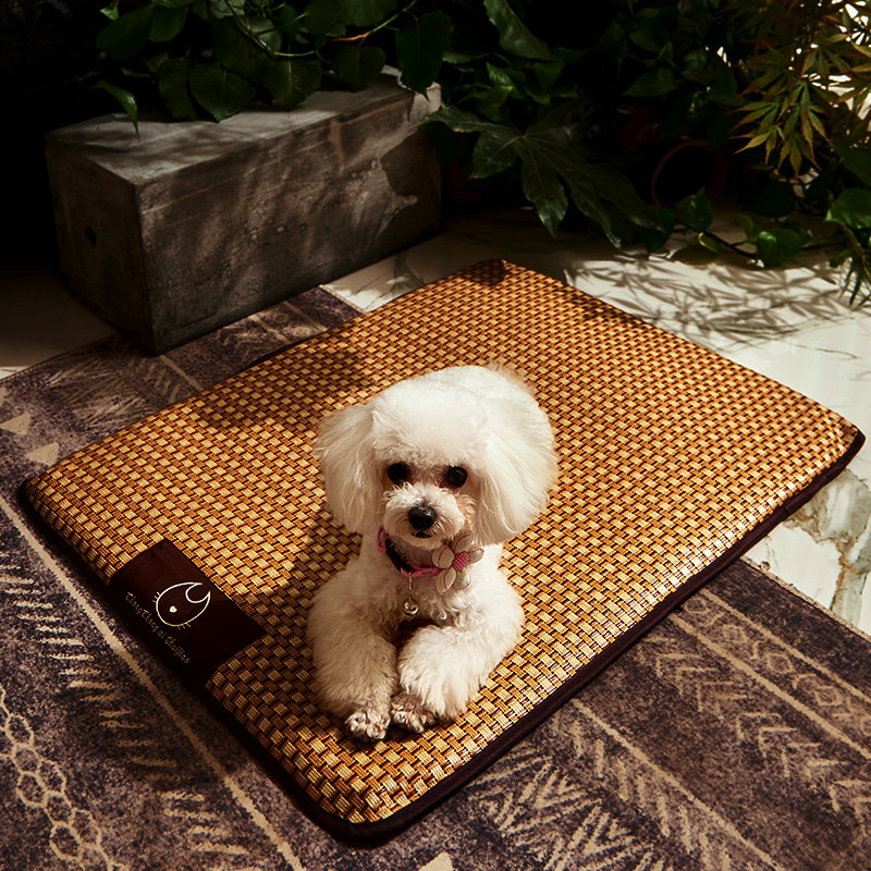 狗狗凉席席垫狗窝垫子夏天泰迪金毛夏季宠物垫子