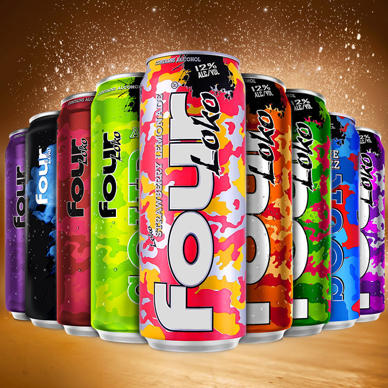 fourloko四洛克预调鸡尾酒果酒美国进口洋酒网红fourlock酒一罐装