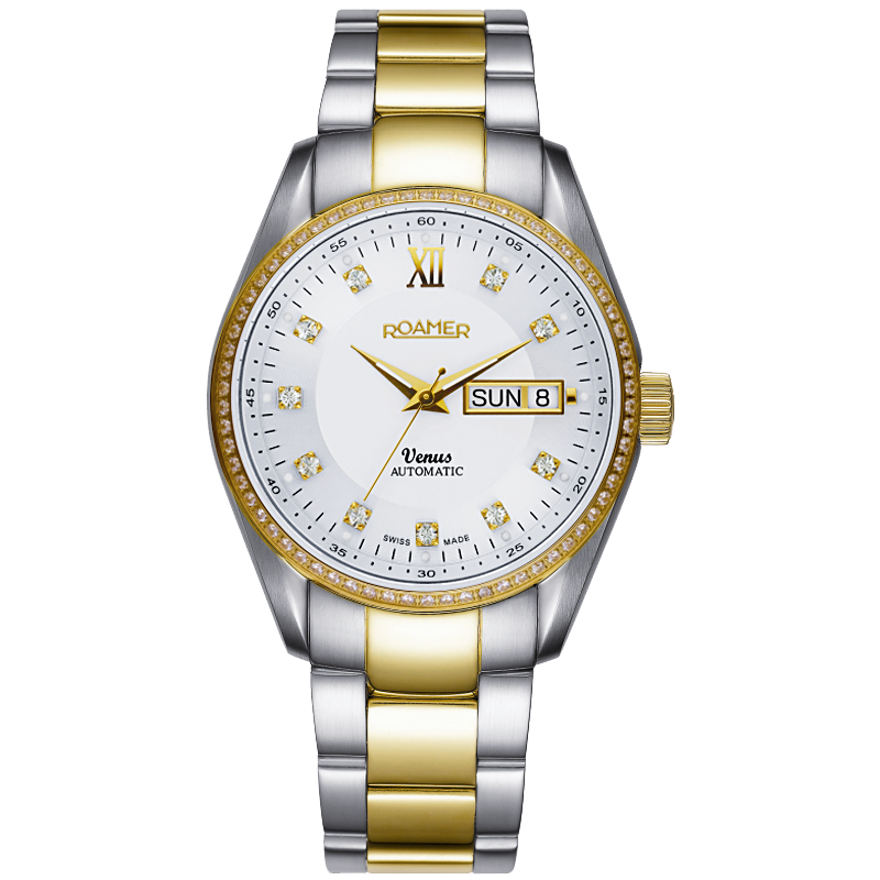 进口全自动机械表100米防水机械表瑞士原装roamer男士瑞士罗马表