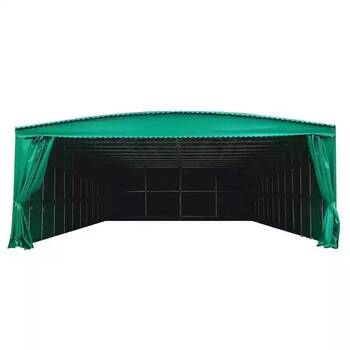 ສາງຂະຫນາດໃຫຍ່ shed push-pull canopy mobile shed windproof tent canvas outdoor thickened rainproof warehouse shed