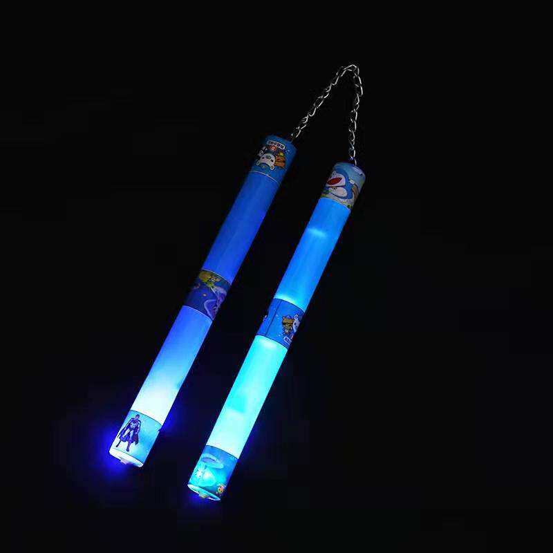 发光地摊节棍闪光双截爆款小礼礼品夜市儿童发光玩具