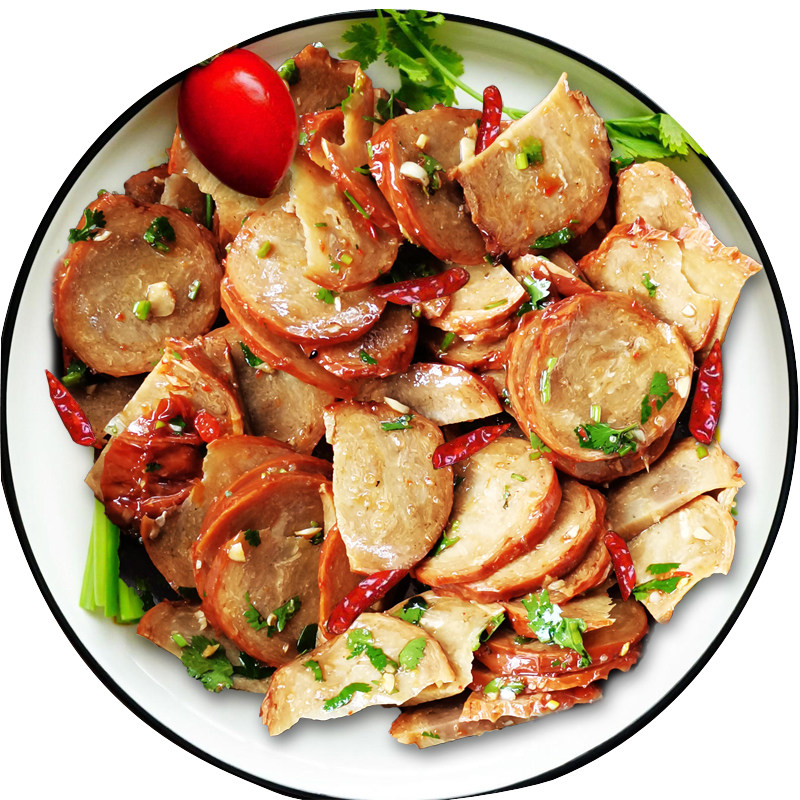 队长特色小吃无添加下酒菜卤扎熟食农家肠卷猪肉类