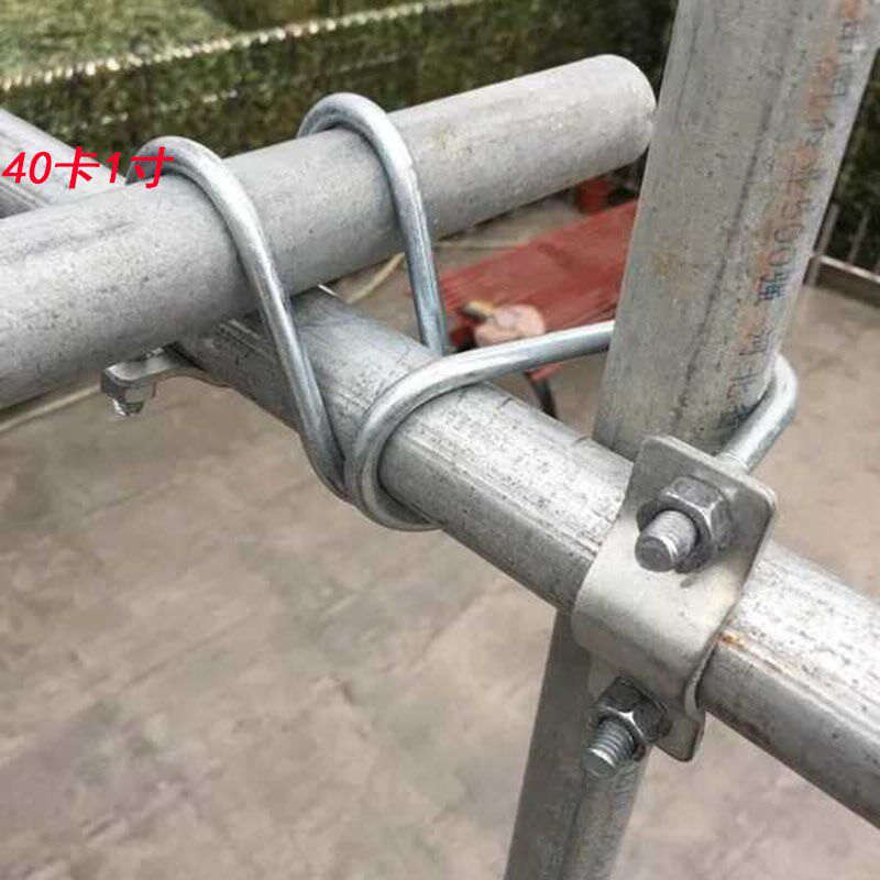 镀锌十字卡扣固定钢管管卡脚手架扣件连接四分组合件和连接副