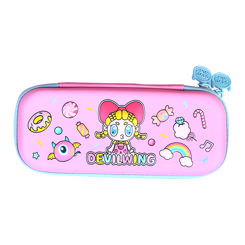 韩国正品儿童文具盒男童小学生铅笔盒大容量简约卡通文具盒