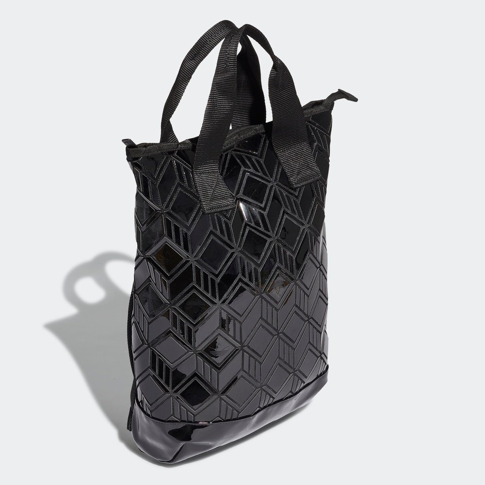 adidas阿迪达斯双肩包三叶草菱形背包男大容量三宅一生3d手提包双肩