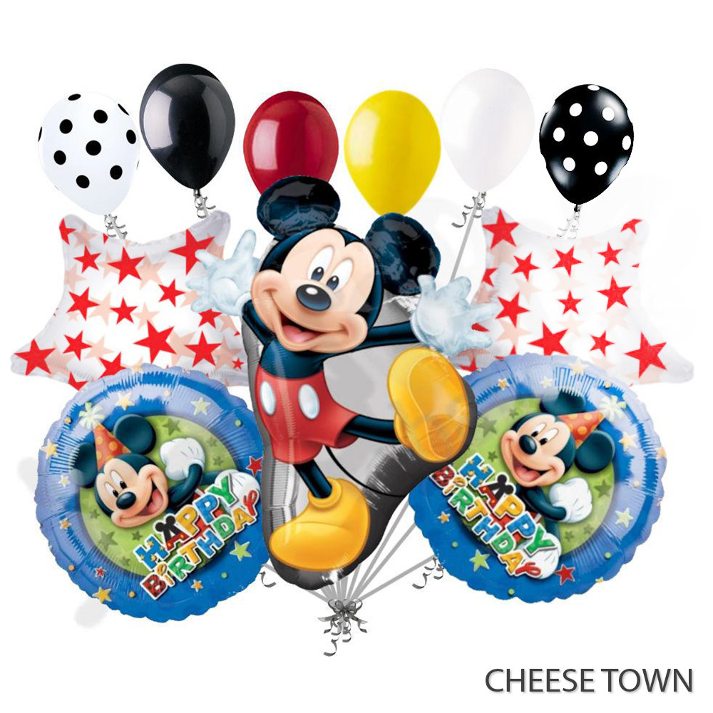 美国进口anagram舞动米奇铝膜气球迪士尼米老鼠全身飘空气球
