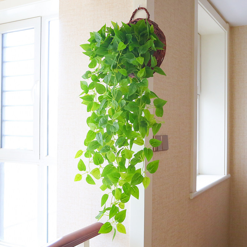 仿真绿萝客厅挂墙绿植壁挂植物装饰垂吊假花仿真绿植