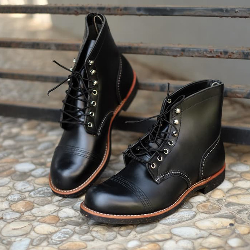 斯普瑞 red wing 红翼 8080狗标工装靴 手工日本限定 油亮皮质