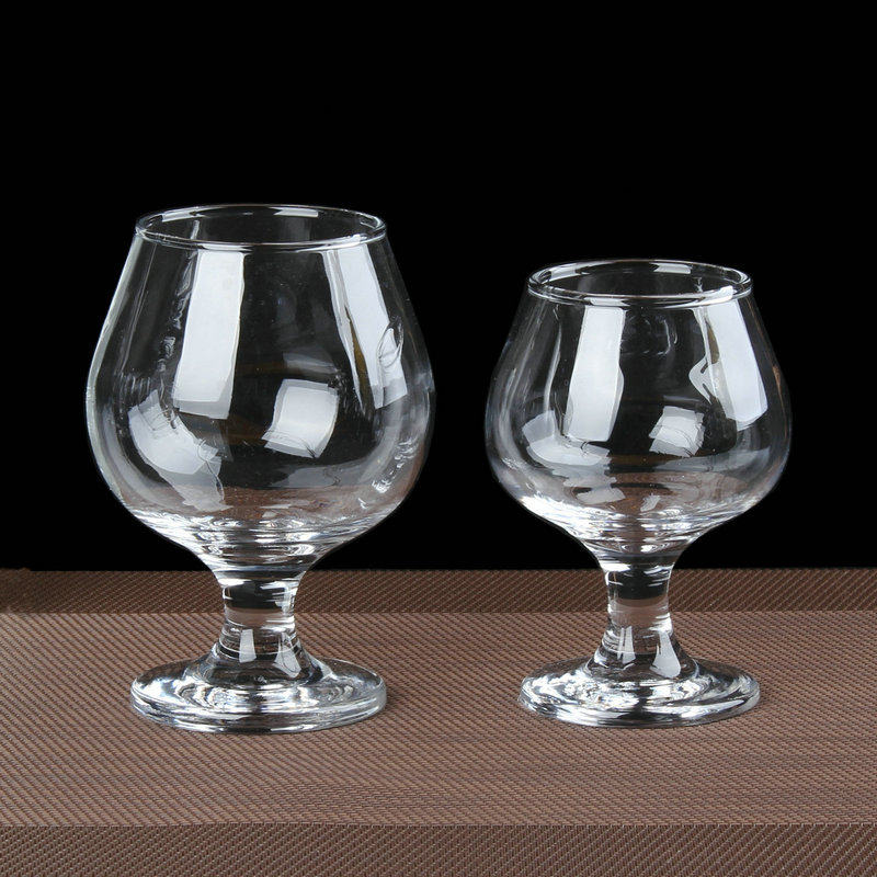 酒杯奥劲白兰地无铅加厚玻璃矮脚红酒洋酒葡萄异形