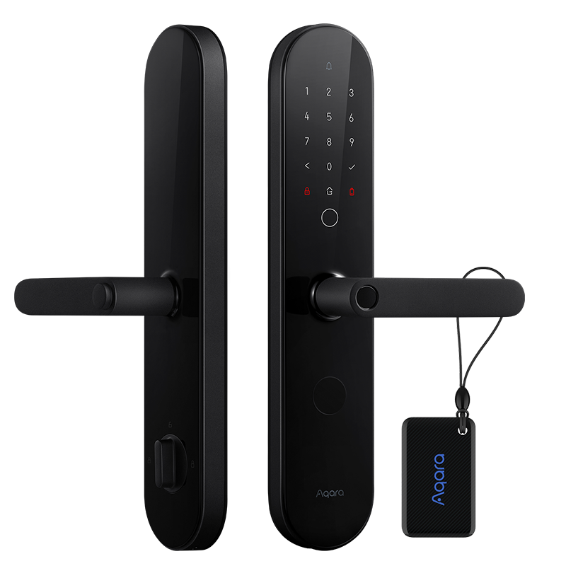 绿米aqara智能门锁n100指纹锁nfc卡套装家用防盗密码接入米家app