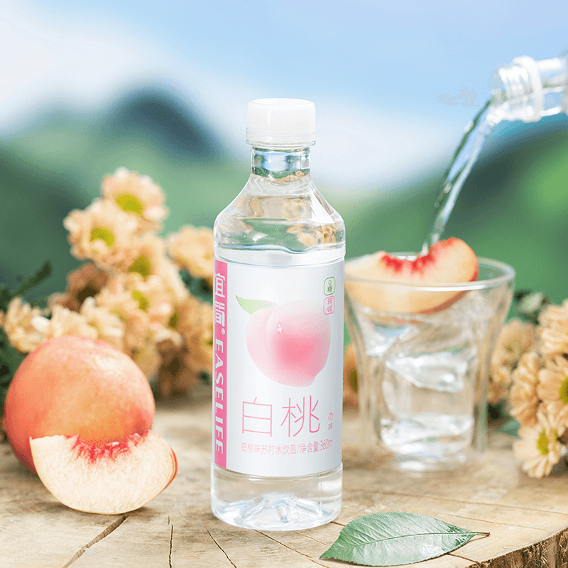 【360ml*15】宜简弱碱性白桃苏打水