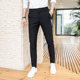Pants men Korean version of the trend of slim men's casual pants nine-point men's pants autumn and winter plus velvet trousers feet trousers men Pants men Korean version of the trend of slim men's casual pants nine-point men's pants autumn and winter plus velvet trousers feet trousers men