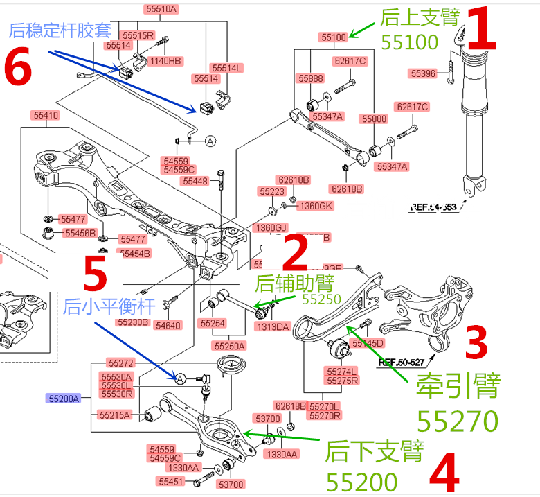 汽车羊角图片结构图图片