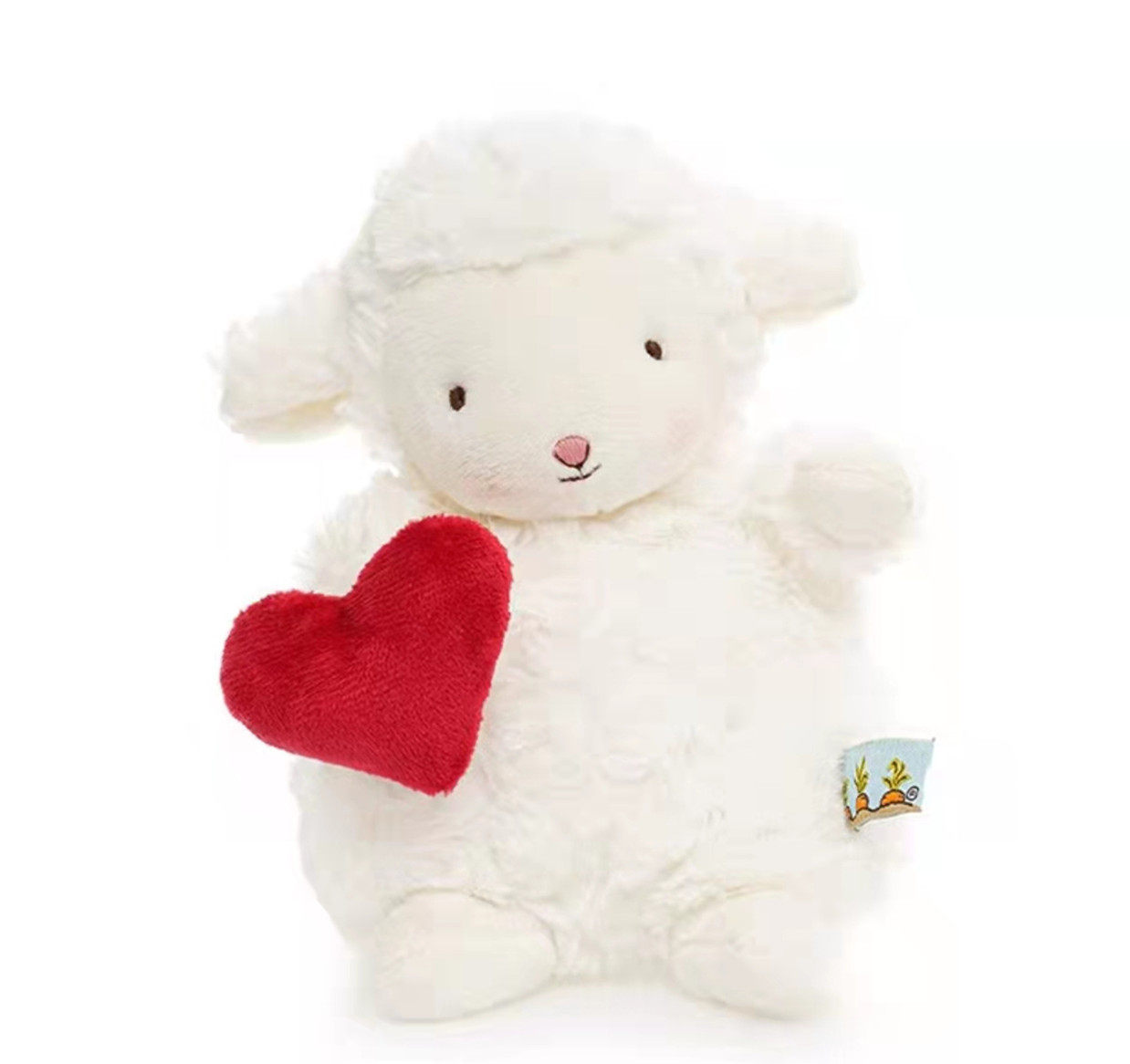 正品美国bunniesbythebay小坐羊毛毛绒公仔毛绒布艺类玩具