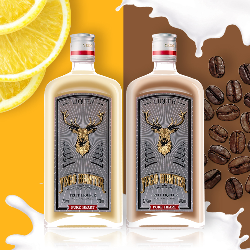 野格奶油草莓粉色哈古雷斯利口酒粉红色咖啡洋酒力娇酒