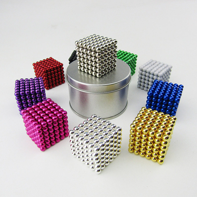 磁力魔方网红减压玩具吸铁巴克球10000000颗彩色钢珠塑料积木