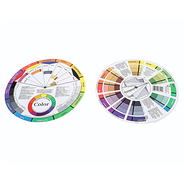 色卡色轮调色配色colorwheel直径23厘米14厘米化妆