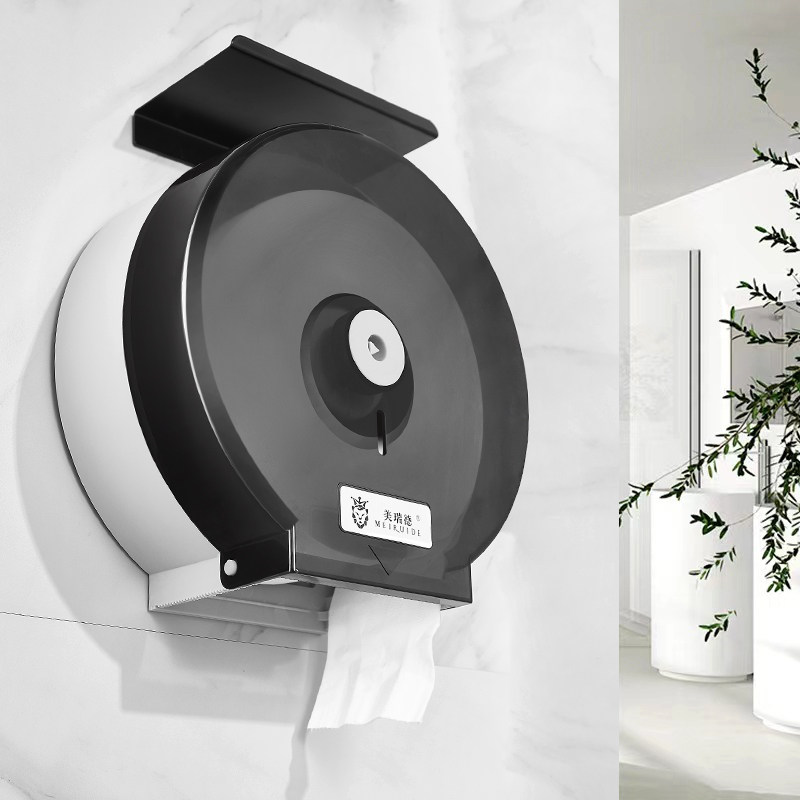 纸盒卫生间大卷壁挂式大盘酒店厕纸商用公共厕所卷纸器