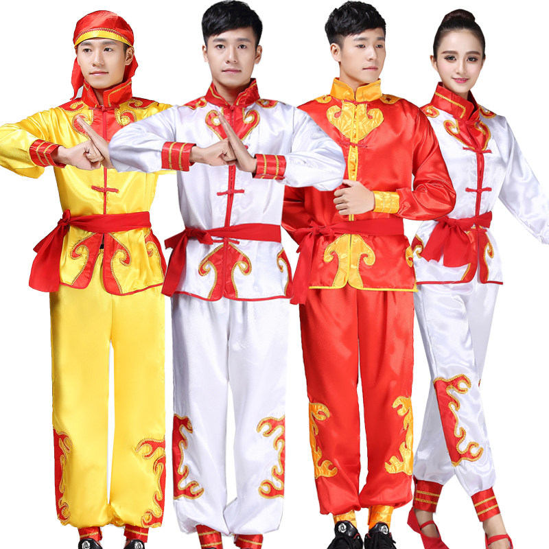 舞龙服装女打鼓服装演出服男腰鼓队服装龙灯服舞龙舞狮威风锣鼓服
