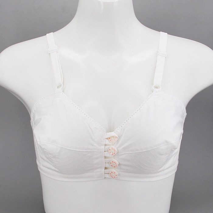 古今专柜纯棉全棉布文胸妈妈中老年人老人后扣边扣前扣胸罩布文胸