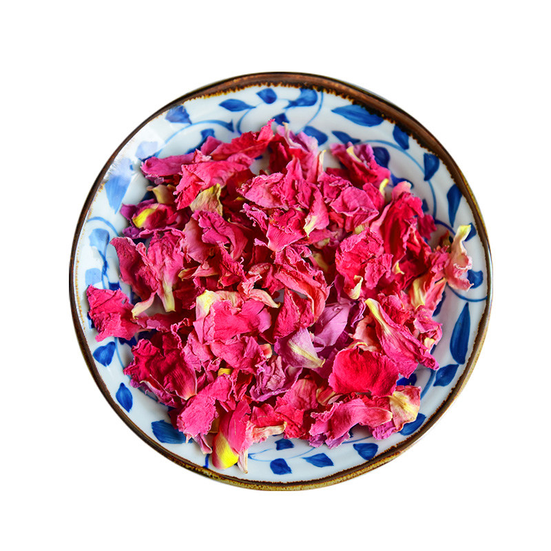 特级红白白芍花茶500g芍药花瓣250g气血调理代用