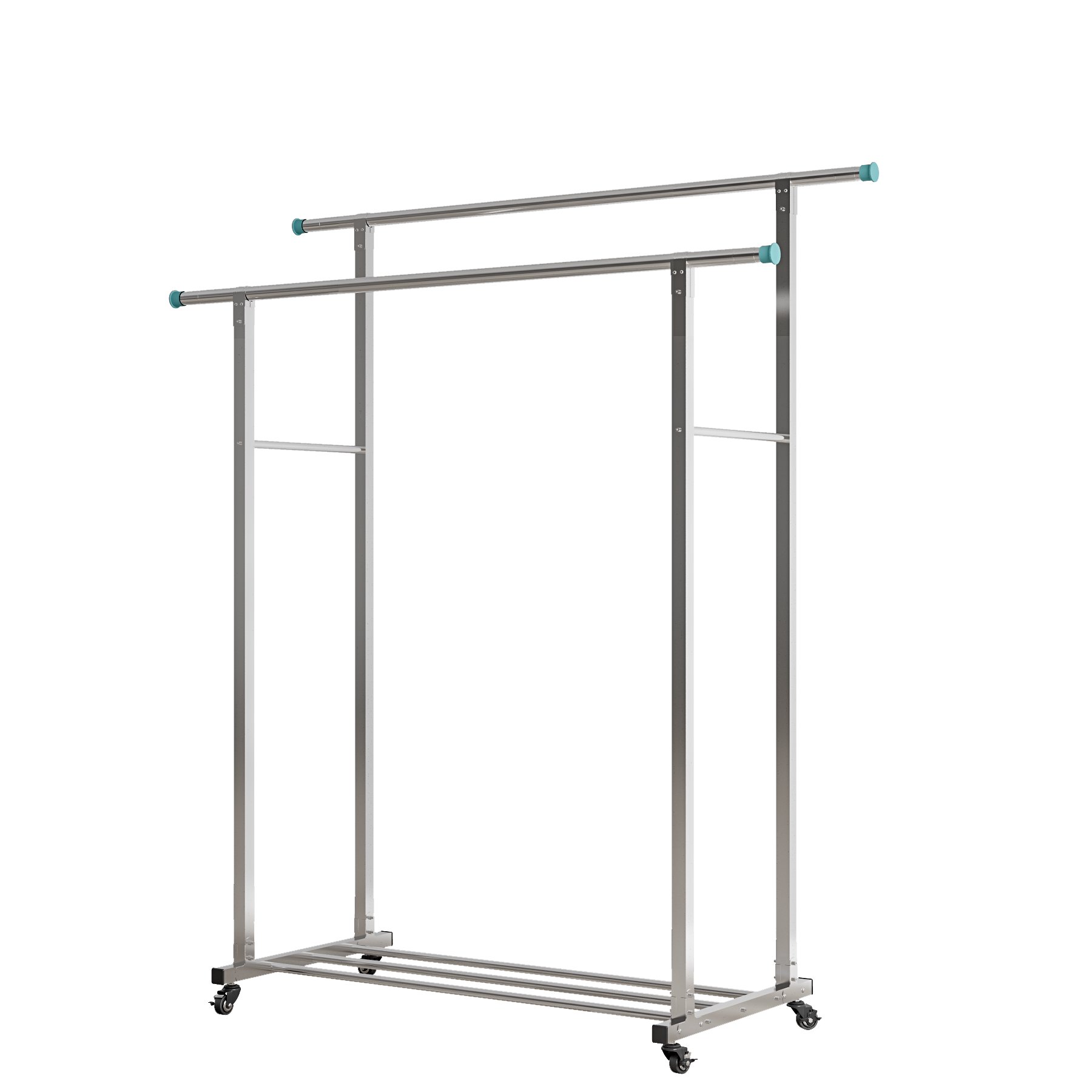 晾衣架落地单杆式简易晒衣架阳台不锈钢伸缩凉衣杆室内外晒被子架