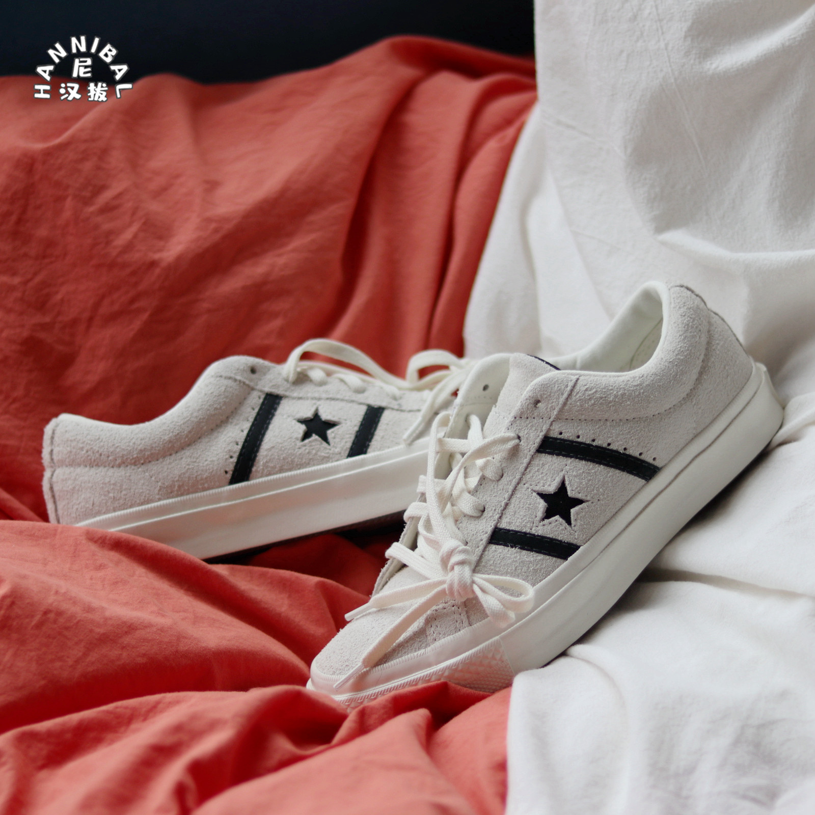 converse匡威onestaracademy毛皮灰白男女麂皮板鞋板鞋