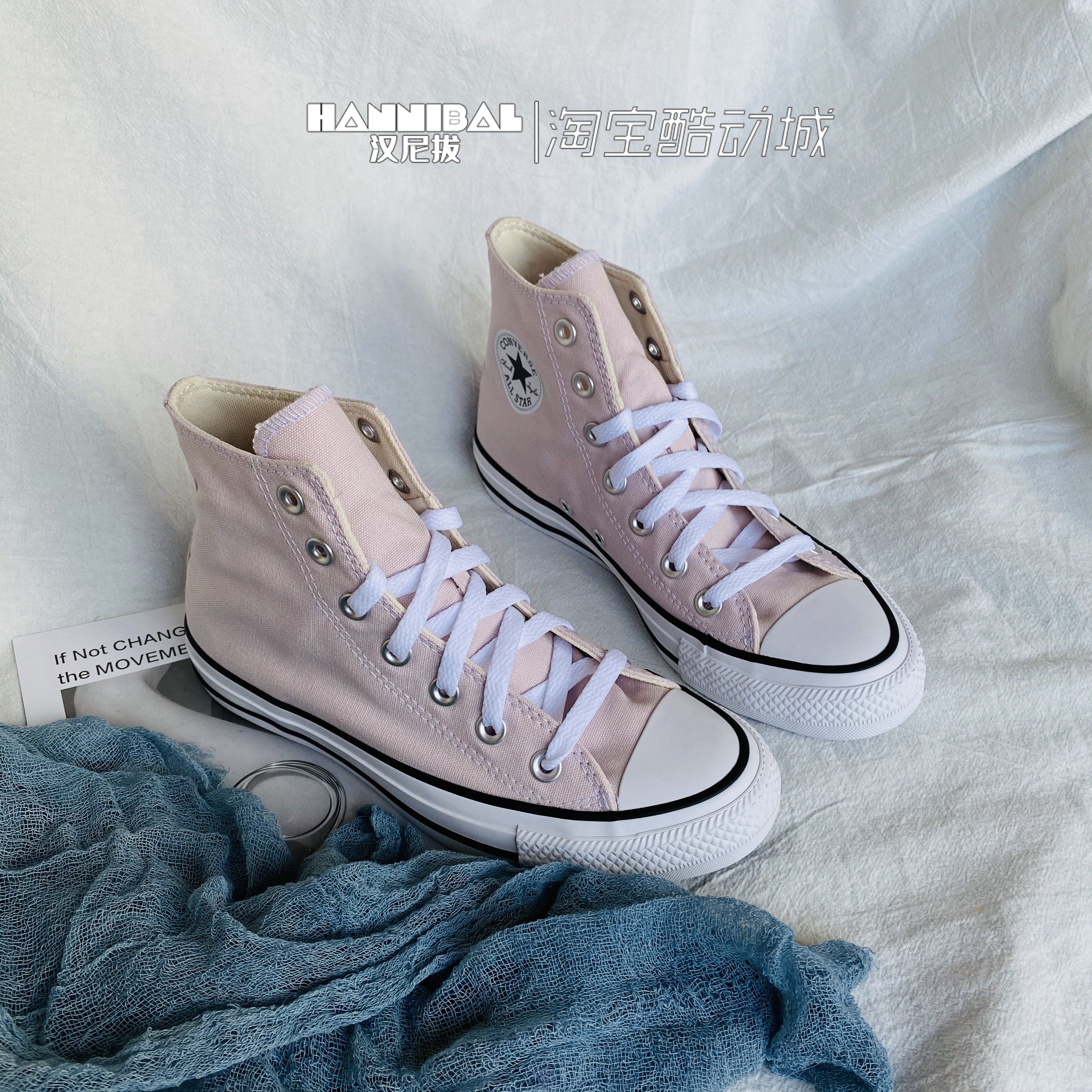 converse匡威all star经典款樱花粉嫩粉蜜桃粉色女帆布鞋166263c