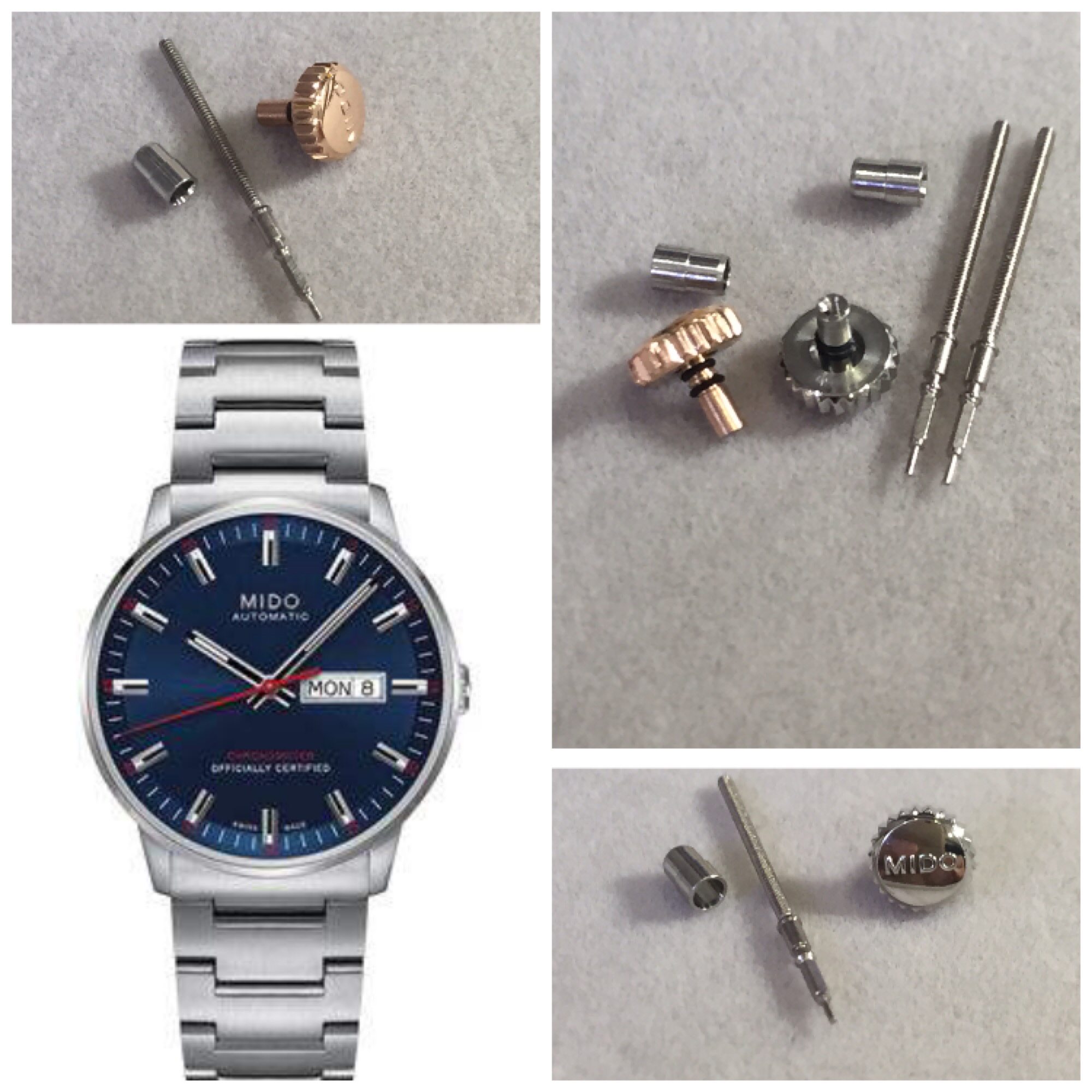 把头美度配件指挥官m021把杆手表维修配件