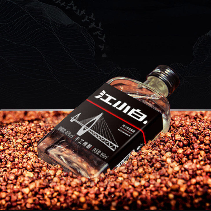 江小白白酒40度168ml黑标手工精酿白酒清香高粱酒