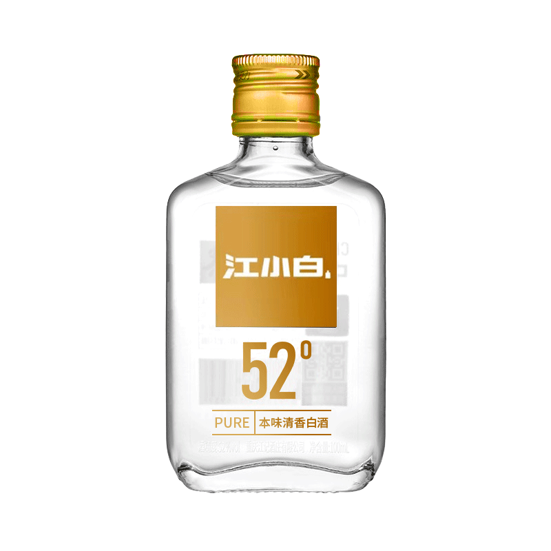 江小白青春酒礼酒大瓶高粱金盖52度金奖500ml40度白酒