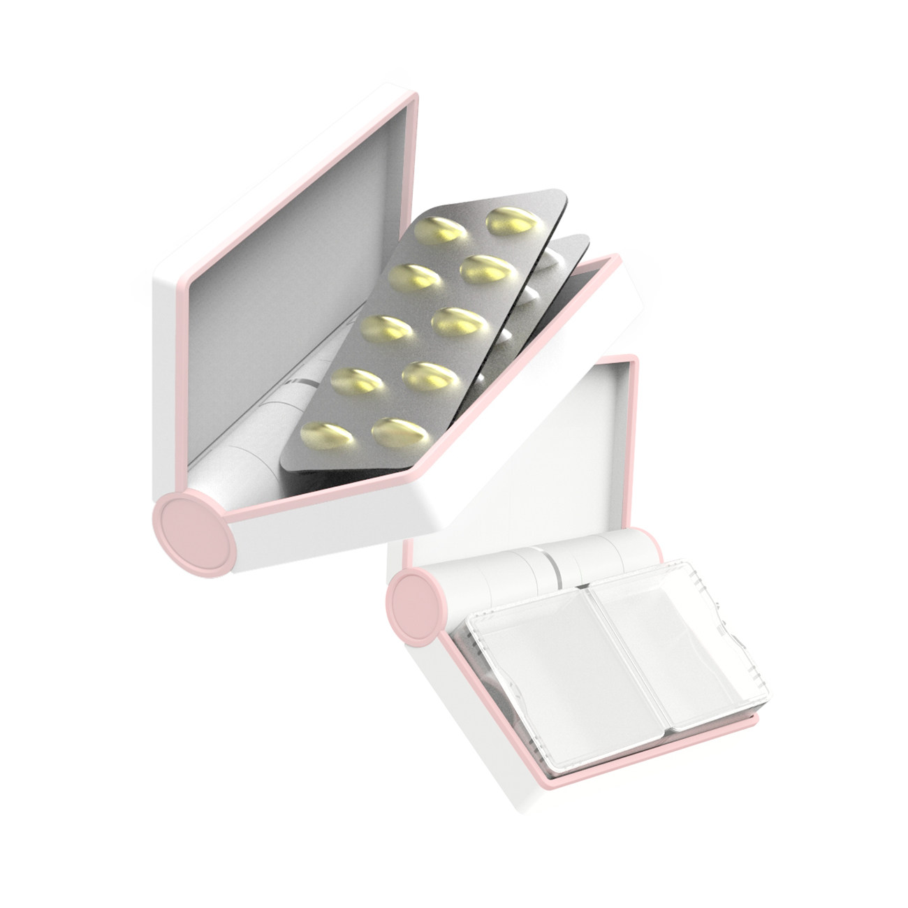 memobox智能药盒蓝牙语音定时提醒保健便携随身小防潮分药器家用