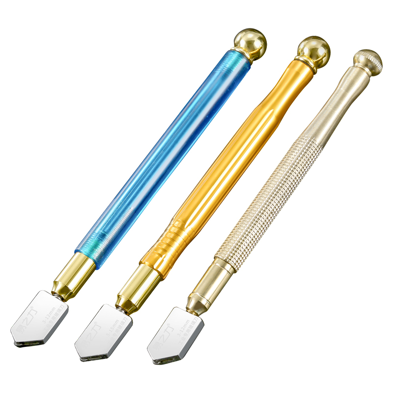 玻璃刀家用金刚石划厚瓷砖切割手动割多功能高精度开界器滚轮式 - 金