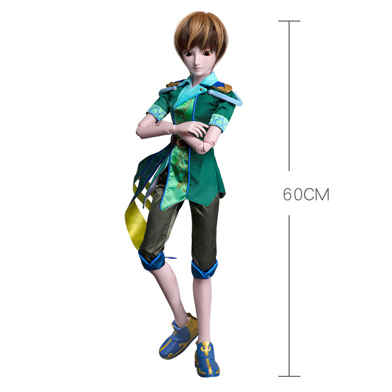 正品叶罗丽娃娃建鹏男娃60cm女孩换装化妆关节娃娃