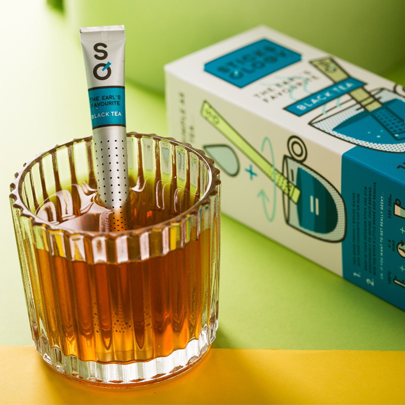 简装30支朱梓骁荐sticksology欧乐集格雷伯爵红茶棒比利时花果茶