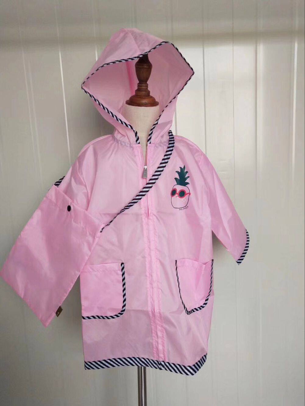 小雨伞云朵云朵儿儿童雨衣女童小童公主宝宝小孩雨衣