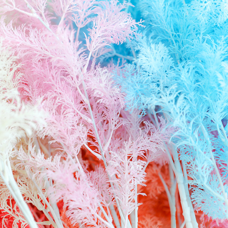 仿真迷雾雾花雾凇网红婚礼背景墙橱窗布置吊顶仿真花