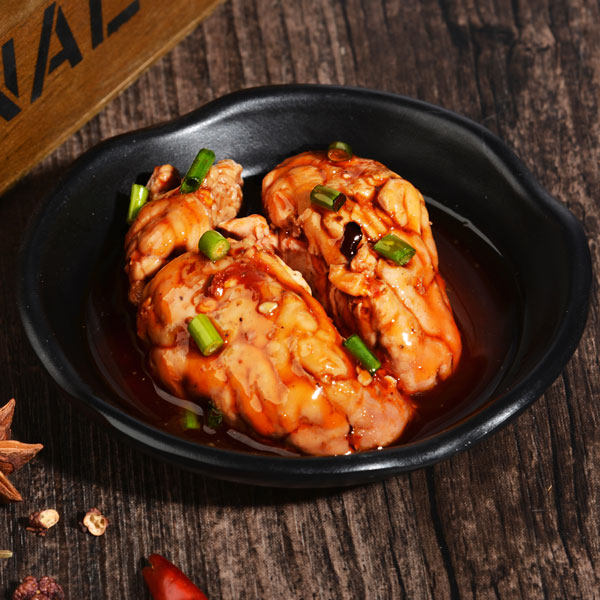 四川特产小吃香辣猪脑花麻辣休闲零食自贡烧烤脑花熟食麻辣脑花