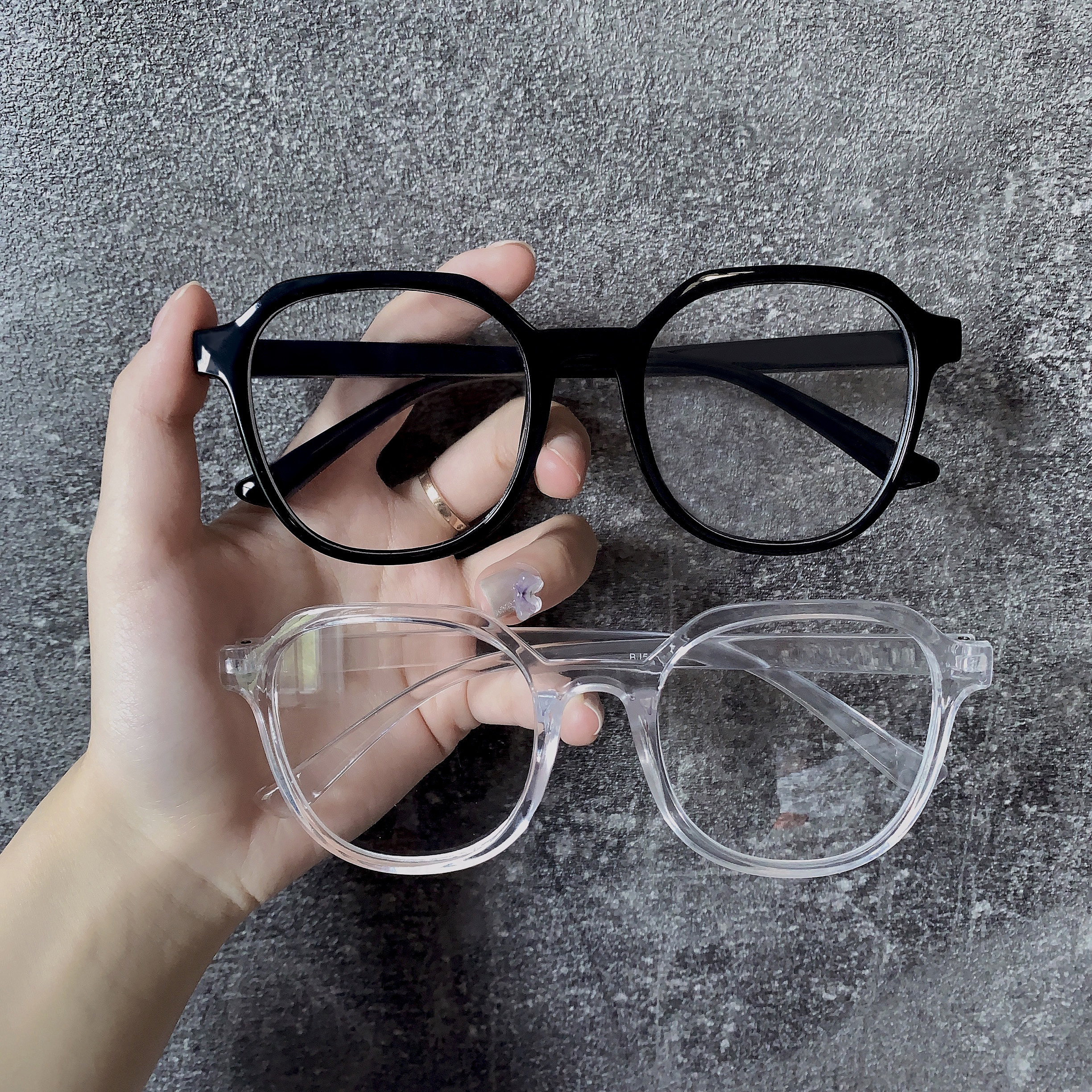 眼镜日系黑框男潮素颜神器复古大脸镜框ins定制成品光学镜