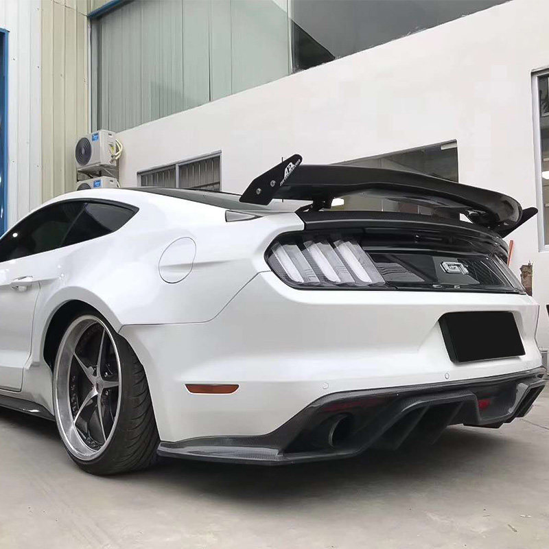 改装尾翼1522款福特野马aprmustang碳纤维打孔风翼尾翼