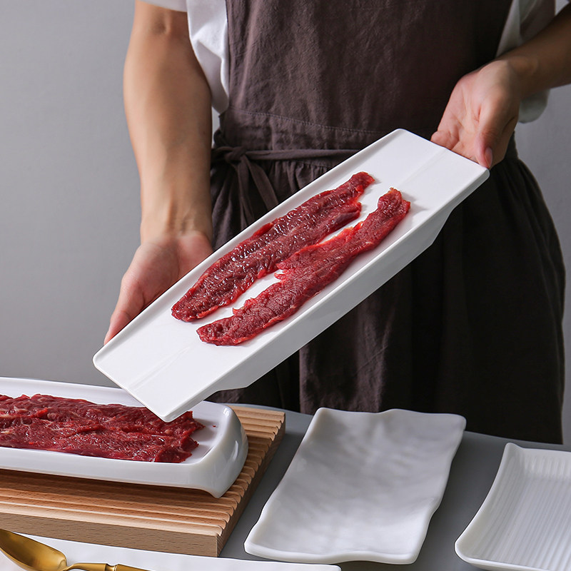 仿瓷创意潮汕火锅盘手牛肉盘子羊肉饭店菜盘盘