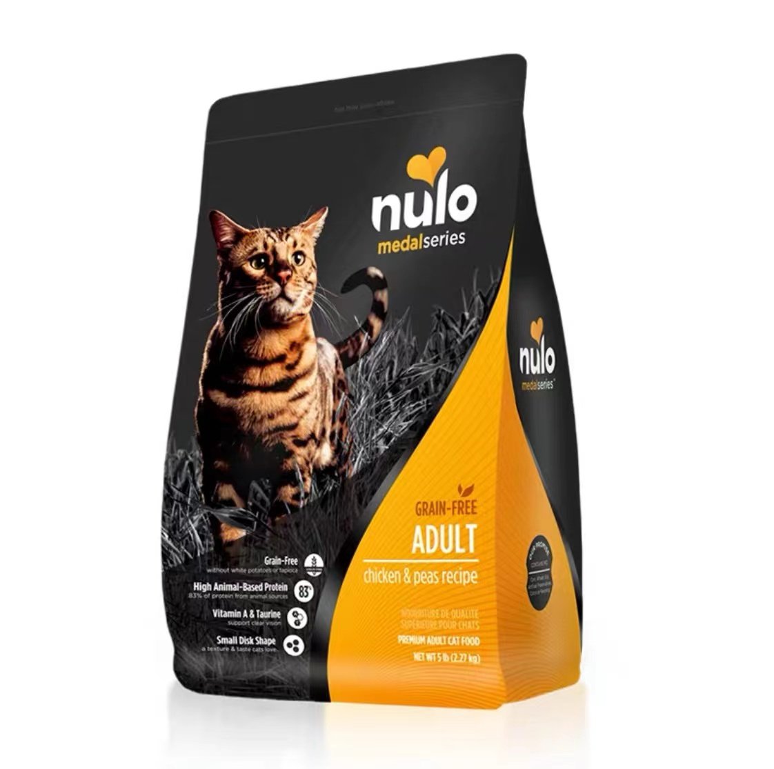 猫粮美国nulo自由系列金牌无谷低敏鸭肉呵护猫全价膨化粮