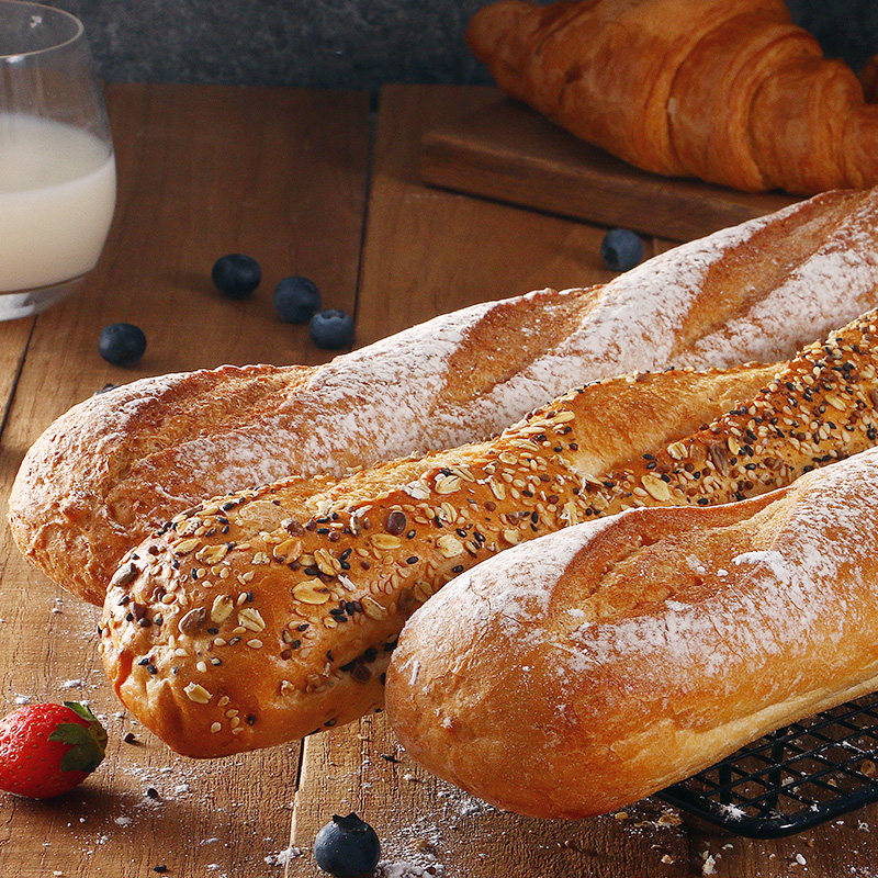 麦脉法棍全麦面包法式长条无添加蔗糖饱腹健身西式糕点