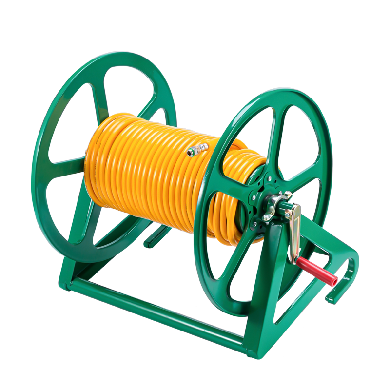 管机农用水管收纳机高压打药管绕手动卷管架手摇水车架